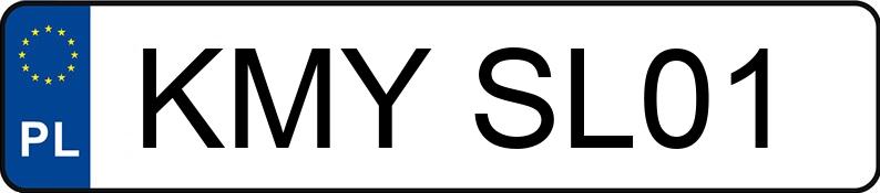 Numer rejestracyjny KMY SL01 posiada AUDI A3 - KMYSL01