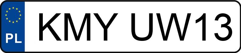 Numer rejestracyjny KMY UW13 posiada AUDI S7 - KMYUW13 Numer rejestracyjny KMY UW13 posiada AUDI S7 - KMYUW13