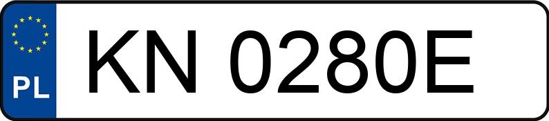 Numer rejestracyjny KN 0280E posiada MERCEDES-BENZ C 280 - KN0280E