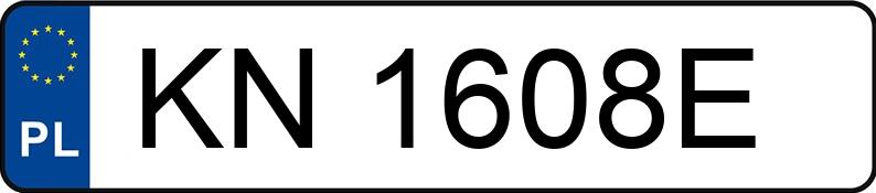 Numer rejestracyjny KN 1608E posiada TOYOTA COROLLA - KN1608E Numer rejestracyjny KN 1608E posiada TOYOTA COROLLA - KN1608E