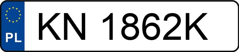 Numer rejestracyjny KN 1862K posiada VOLKSWAGEN GOLF - KN1862K Numer rejestracyjny KN 1862K posiada VOLKSWAGEN GOLF - KN1862K