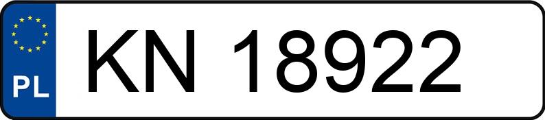 Numer rejestracyjny KN 18922 posiada SKODA Fabia 1.4 MR`99 E3 Choice - KN18922