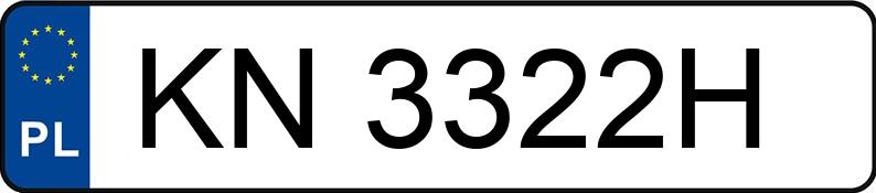 Numer rejestracyjny KN 3322H posiada VOLKSWAGEN T-ROC - KN3322H