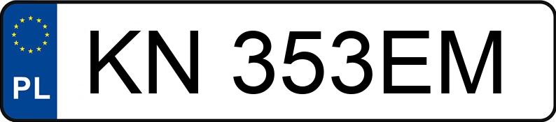 Numer rejestracyjny KN 353EM posiada MERCEDES-BENZ AMG CLA 35 - KN353EM Numer rejestracyjny KN 353EM posiada MERCEDES-BENZ AMG CLA 35 - KN353EM