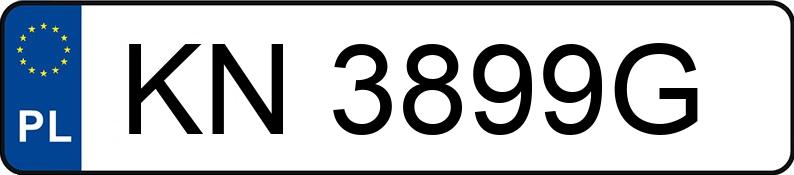 Numer rejestracyjny KN 3899G posiada VOLKSWAGEN MULTIVAN - KN3899G