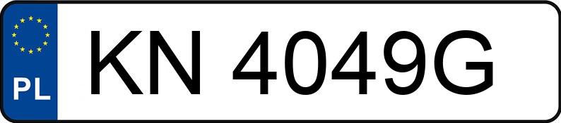 Numer rejestracyjny KN 4049G posiada GROVE GMK - KN4049G Numer rejestracyjny KN 4049G posiada GROVE GMK - KN4049G