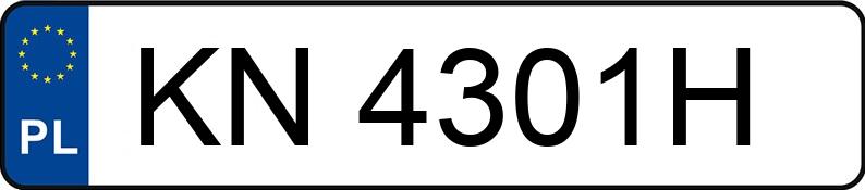 Numer rejestracyjny KN 4301H posiada RENAULT/MOTOWEKTOR MASTER - KN4301H