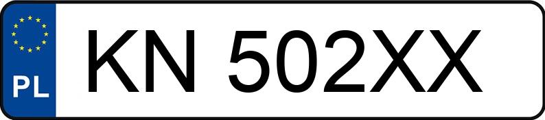 Numer rejestracyjny KN 502XX posiada FORD MONDEO - KN502XX