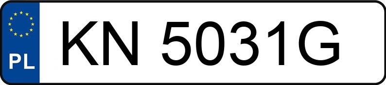 Numer rejestracyjny KN 5031G posiada SEAT IBIZA - KN5031G