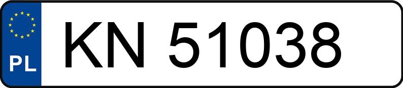 Numer rejestracyjny KN 51038 posiada MERCEDES-BENZ 208 2.3D - KN51038