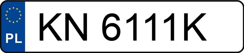 Numer rejestracyjny KN 6111K posiada MERCEDES-BENZ ACTROS 963-4-A - KN6111K