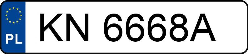 Numer rejestracyjny KN 6668A posiada PEUGEOT 5008 - KN6668A