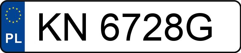 Numer rejestracyjny KN 6728G posiada BMW X5 Diesel MR`18 E6 G05 xDrive30d Step - KN6728G