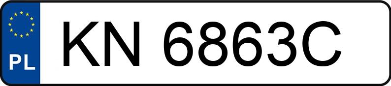 Numer rejestracyjny KN 6863C posiada AUDI A5 - KN6863C
