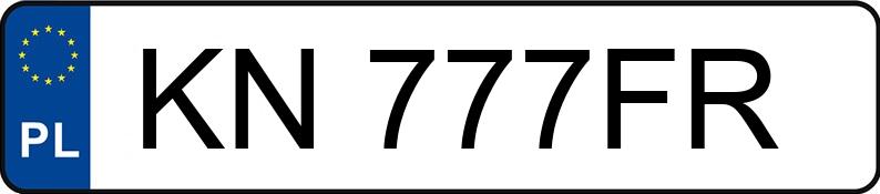 Numer rejestracyjny KN 777FR posiada MERCEDES-BENZ 210 2.5t 210 2.5t - KN777FR