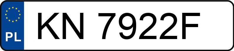 Numer rejestracyjny KN 7922F posiada RENAULT CAPTUR - KN7922F