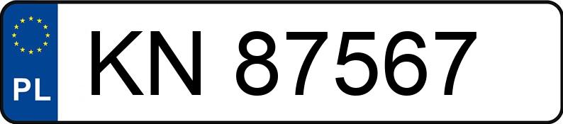 Numer rejestracyjny KN 87567 posiada FORD COUGAR - KN87567 Numer rejestracyjny KN 87567 posiada FORD COUGAR - KN87567