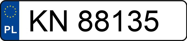 Numer rejestracyjny KN 88135 posiada MAN A 21 - KN88135