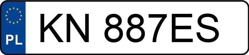 Numer rejestracyjny KN 887ES posiada MERCEDES-BENZ G 450 D - KN887ES