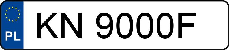 Numer rejestracyjny KN 9000F posiada FORD FOCUS - KN9000F Numer rejestracyjny KN 9000F posiada FORD FOCUS - KN9000F