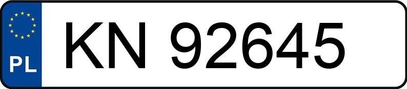 Numer rejestracyjny KN 92645 posiada OPEL Astra Classic III MR`10 E5 Astra Classic III MR`10 E5 - KN92645