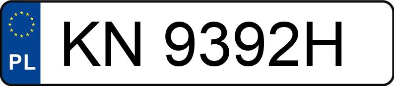 Numer rejestracyjny KN 9392H posiada MERCEDES-BENZ GLC 220 D 4MATIC - KN9392H