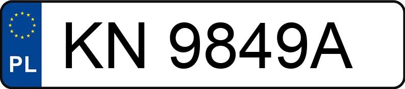 Numer rejestracyjny KN 9849A posiada SUBARU Forester 2.5 MR`06 E3 XT LUN - KN9849A Numer rejestracyjny KN 9849A posiada SUBARU Forester 2.5 MR`06 E3 XT LUN - KN9849A