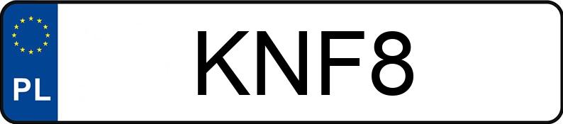 Numer rejestracyjny KNF 8 posiada BMW M5 - KNF8 Numer rejestracyjny KNF 8 posiada BMW M5 - KNF8