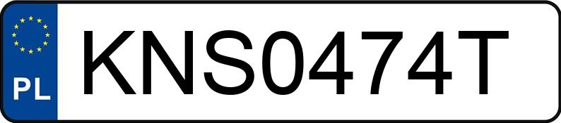 Numer rejestracyjny KNS 0474T posiada PORSCHE BOXSTER - KNS0474T