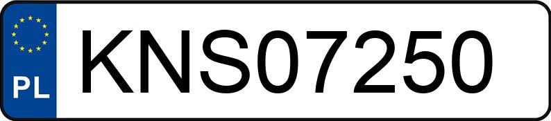 Numer rejestracyjny KNS 07250 posiada VOLKSWAGEN Transporter T4 Diesel 2.6t Transporter T4 Diesel 2.6t - KNS07250
