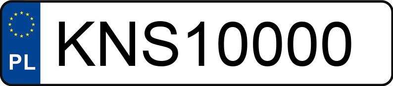 Numer rejestracyjny KNS 10000 posiada BMW M5 - KNS10000 Numer rejestracyjny KNS 10000 posiada BMW M5 - KNS10000