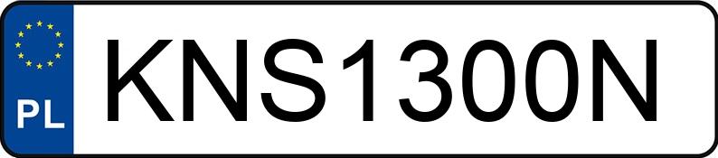 Numer rejestracyjny KNS 1300N posiada BMW X5 - KNS1300N
