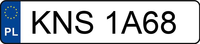 Numer rejestracyjny KNS 1A68 posiada BMW 316i Kat. E36 316i Kat. E36 - KNS1A68