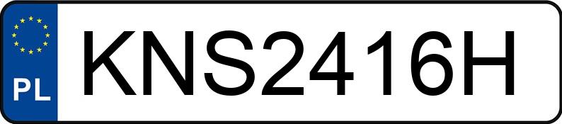 Numer rejestracyjny KNS 2416H posiada AUDI A4 - KNS2416H