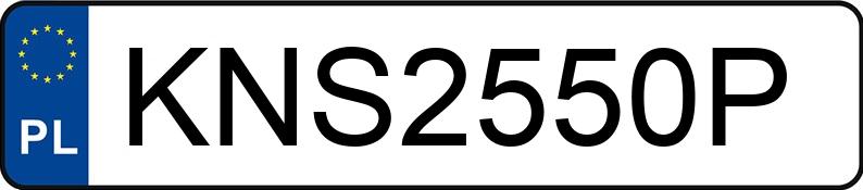 Numer rejestracyjny KNS 2550P posiada MINI ONE COUNTRYMAN - KNS2550P