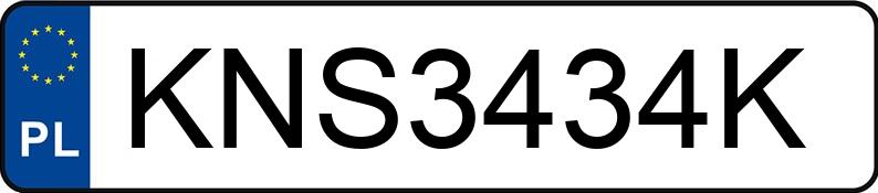 Numer rejestracyjny KNS 3434K posiada AUDI A8 - KNS3434K
