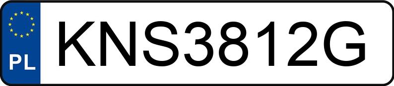 Numer rejestracyjny KNS 3812G posiada SUZUKI SX4 - KNS3812G Numer rejestracyjny KNS 3812G posiada SUZUKI SX4 - KNS3812G