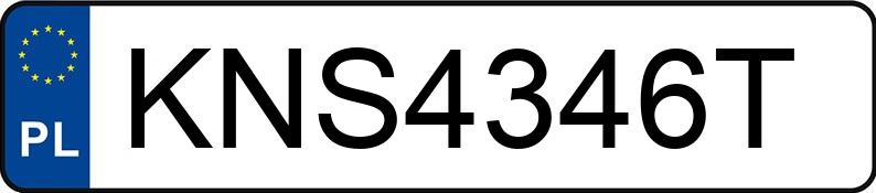 Numer rejestracyjny KNS 4346T posiada KIA Stonic 1.2 MR`24 E6d L - KNS4346T Numer rejestracyjny KNS 4346T posiada KIA Stonic 1.2 MR`24 E6d L - KNS4346T