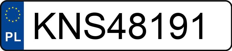 Numer rejestracyjny KNS 48191 posiada BMW 323I - KNS48191