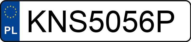 Numer rejestracyjny KNS 5056P posiada AUDI A6 2.8 FSI MR`04 E4 4F A6 2.8 FSI MR`04 E4 4F - KNS5056P