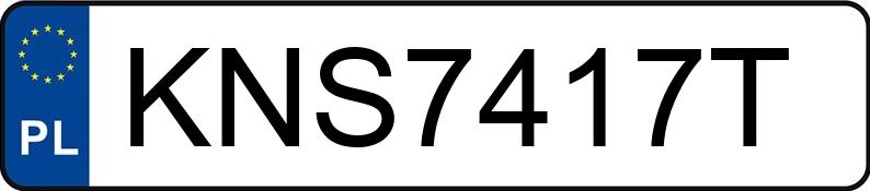 Numer rejestracyjny KNS 7417T posiada BMW 318 Diesel MR`16 E6 F30 Luxury Line Purity - KNS7417T