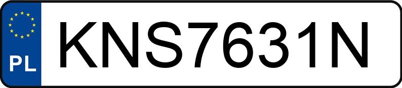 Numer rejestracyjny KNS 7631N posiada MERCEDES-BENZ C 220 CDI - KNS7631N