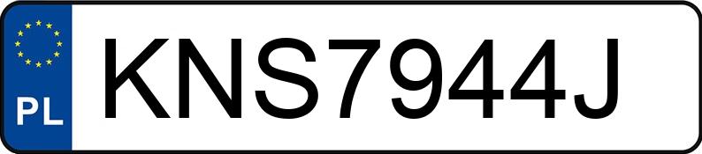 Numer rejestracyjny KNS7944J posiada BMW 745i Kat. MR`02 E3 E65/E66 L Aut.