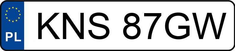 Numer rejestracyjny KNS 87GW posiada BMW 518 1.8 - KNS87GW Numer rejestracyjny KNS 87GW posiada BMW 518 1.8 - KNS87GW
