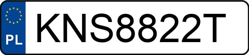 Numer rejestracyjny KNS 8822T posiada RENAULT TWINGO - KNS8822T