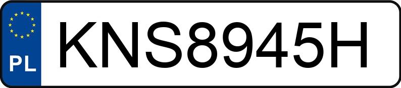 Numer rejestracyjny KNS 8945H posiada VOLKSWAGEN CADDY - KNS8945H