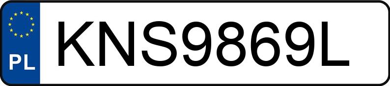 Numer rejestracyjny KNS 9869L posiada AUDI A3 1.4 TFSI MR`09 E4 8P Ambition - KNS9869L