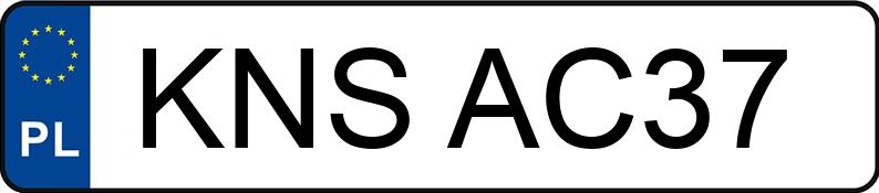 Numer rejestracyjny KNS AC37 posiada NISSAN PATROL - KNSAC37 Numer rejestracyjny KNS AC37 posiada NISSAN PATROL - KNSAC37