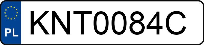 Numer rejestracyjny KNT 0084C posiada BMW 118I - KNT0084C