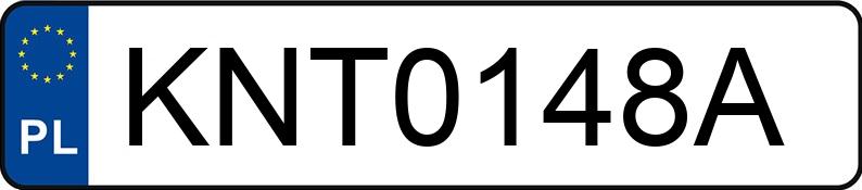 Numer rejestracyjny KNT 0148A posiada VOLKSWAGEN Golf VII 2.0 TSI MR`12 E6 GTI DSG - KNT0148A